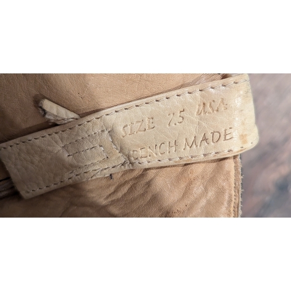 Bed Stu Leather USA Bench Made Short Boots Size 7.5 - Picture 13 of 14